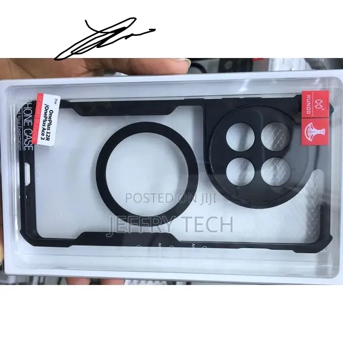 Oneplus 12r Case, Augmented Bumper Clear Hard Back Heavy Duty Shockpr