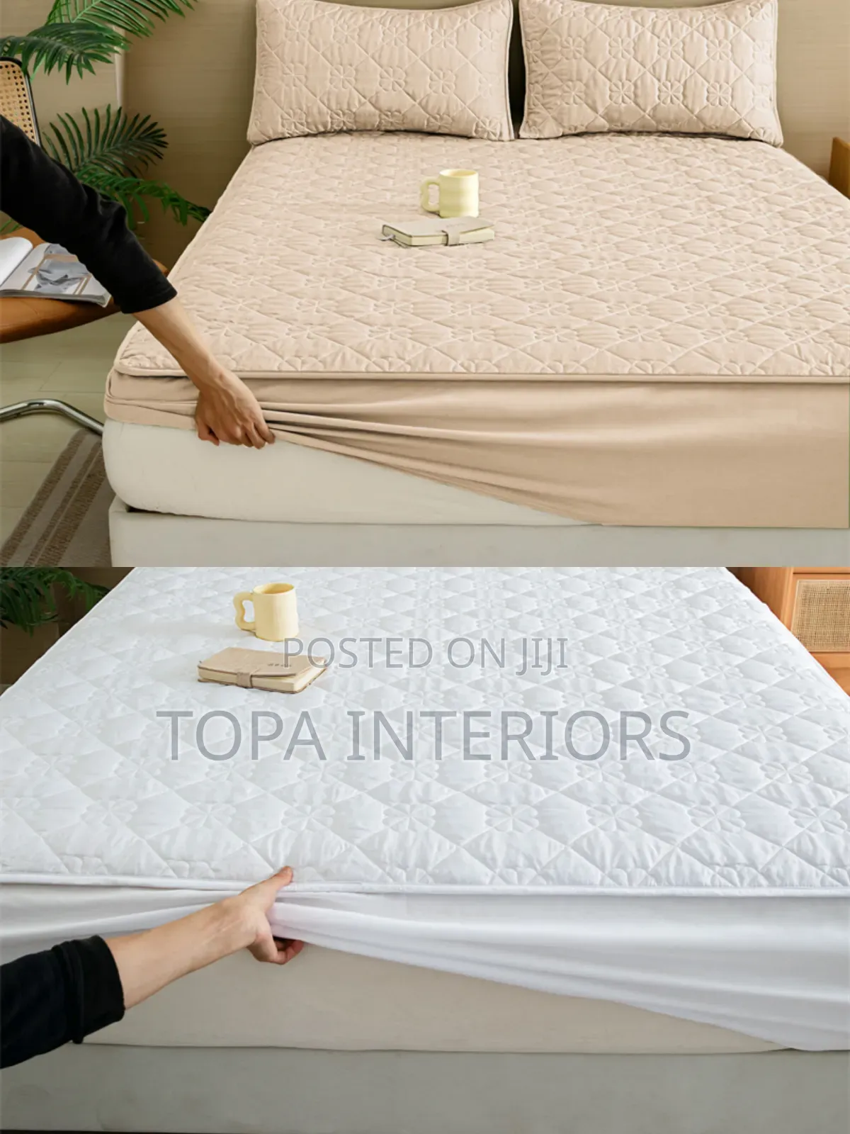 King Size Waterproof Mattress Protectors With Fitted Deep Pocket Style