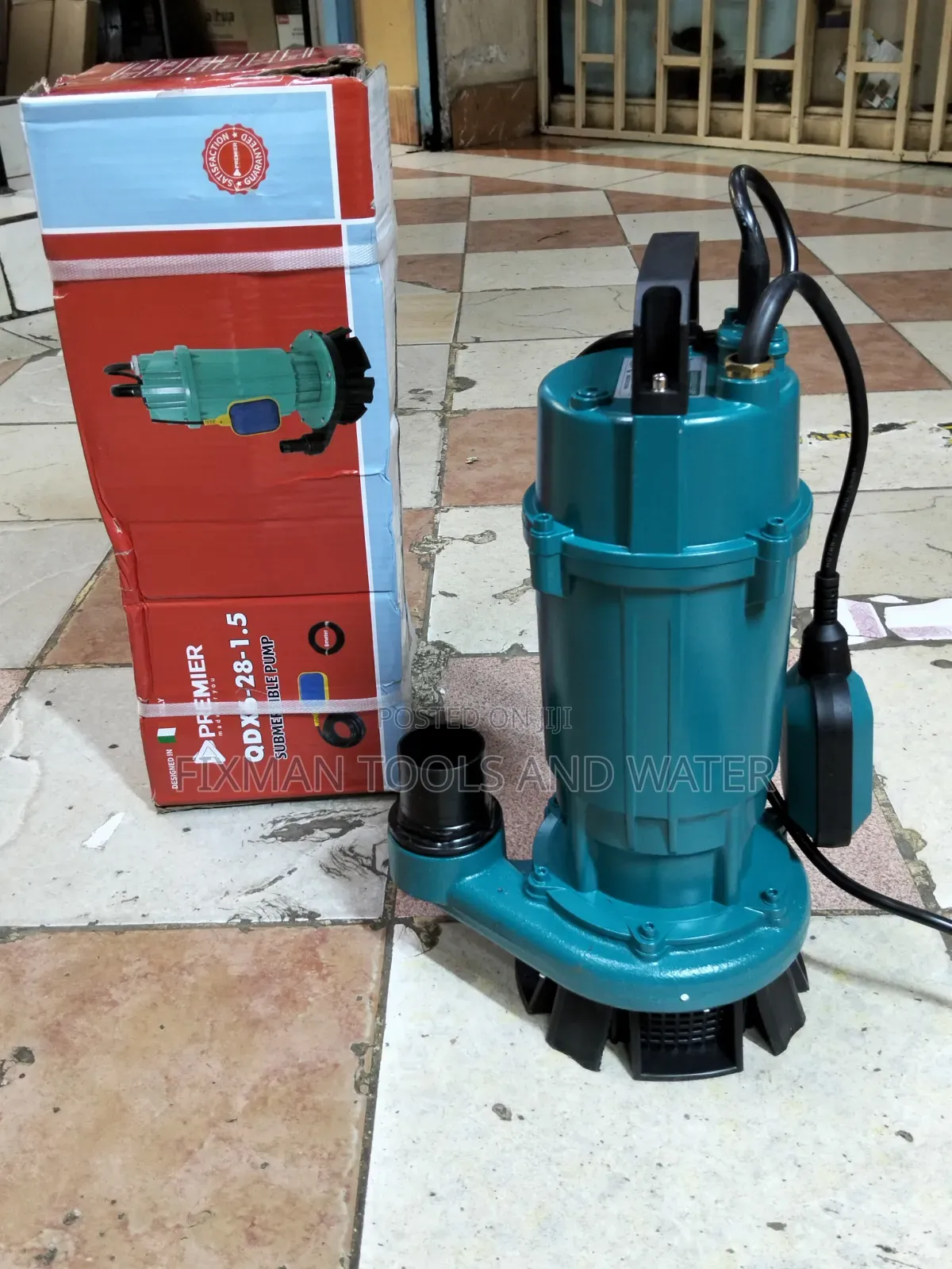 Premier Copper Sewage Pump 2 Hp 28 M Head 1500 Watts