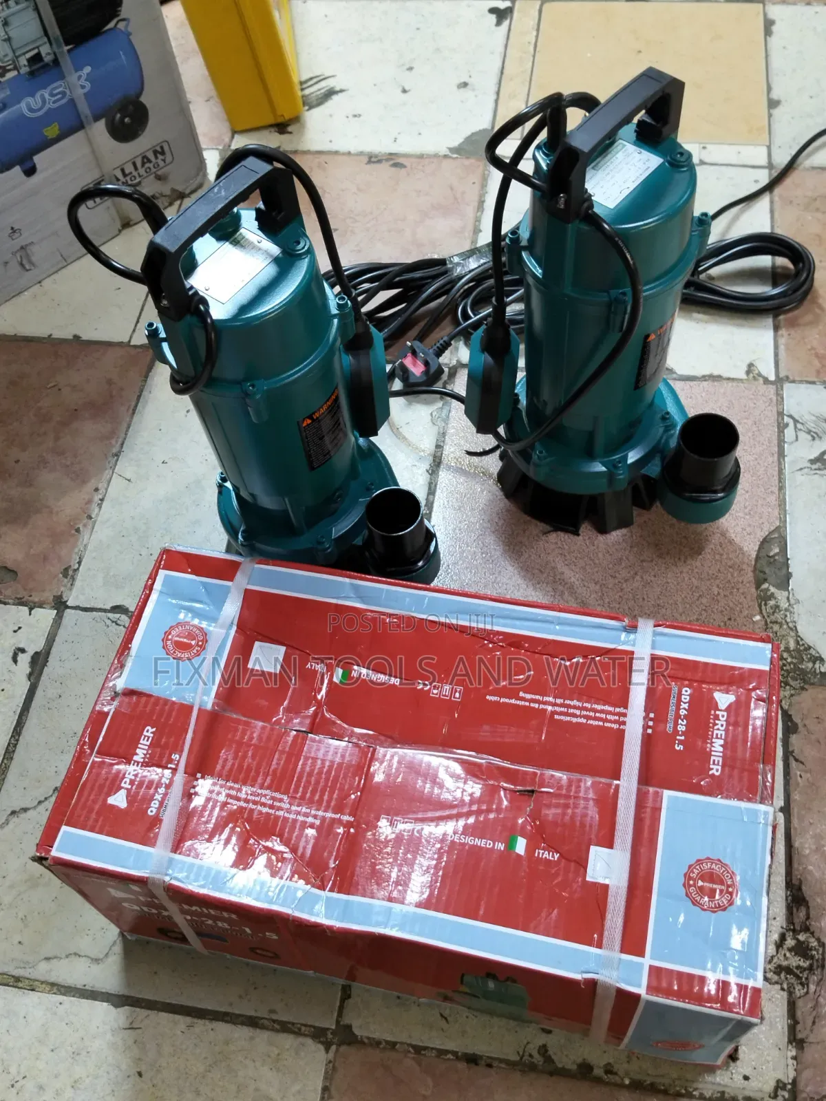 Premier Copper Sewage Pump 2 Hp 28 M Head 1500 Watts