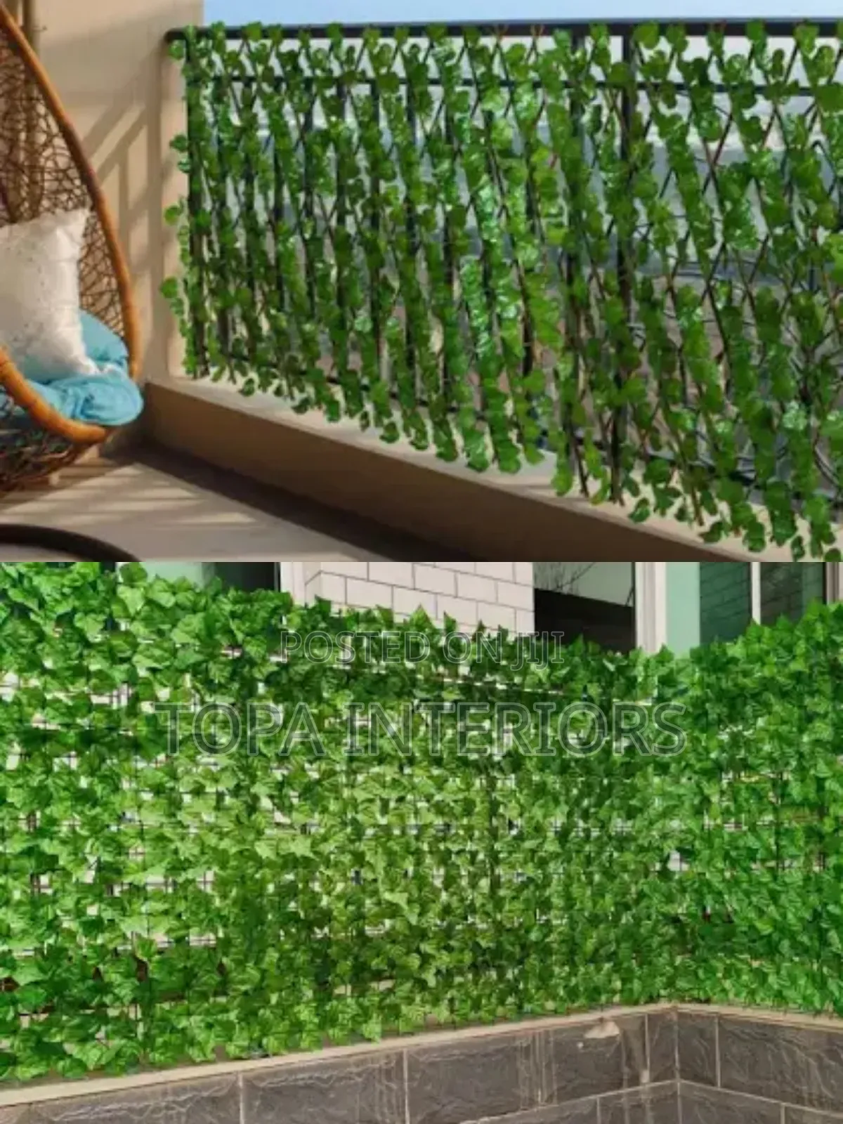 Green Wall Fencing 1mx3m Roll Artificial Balcony Privacy Fence