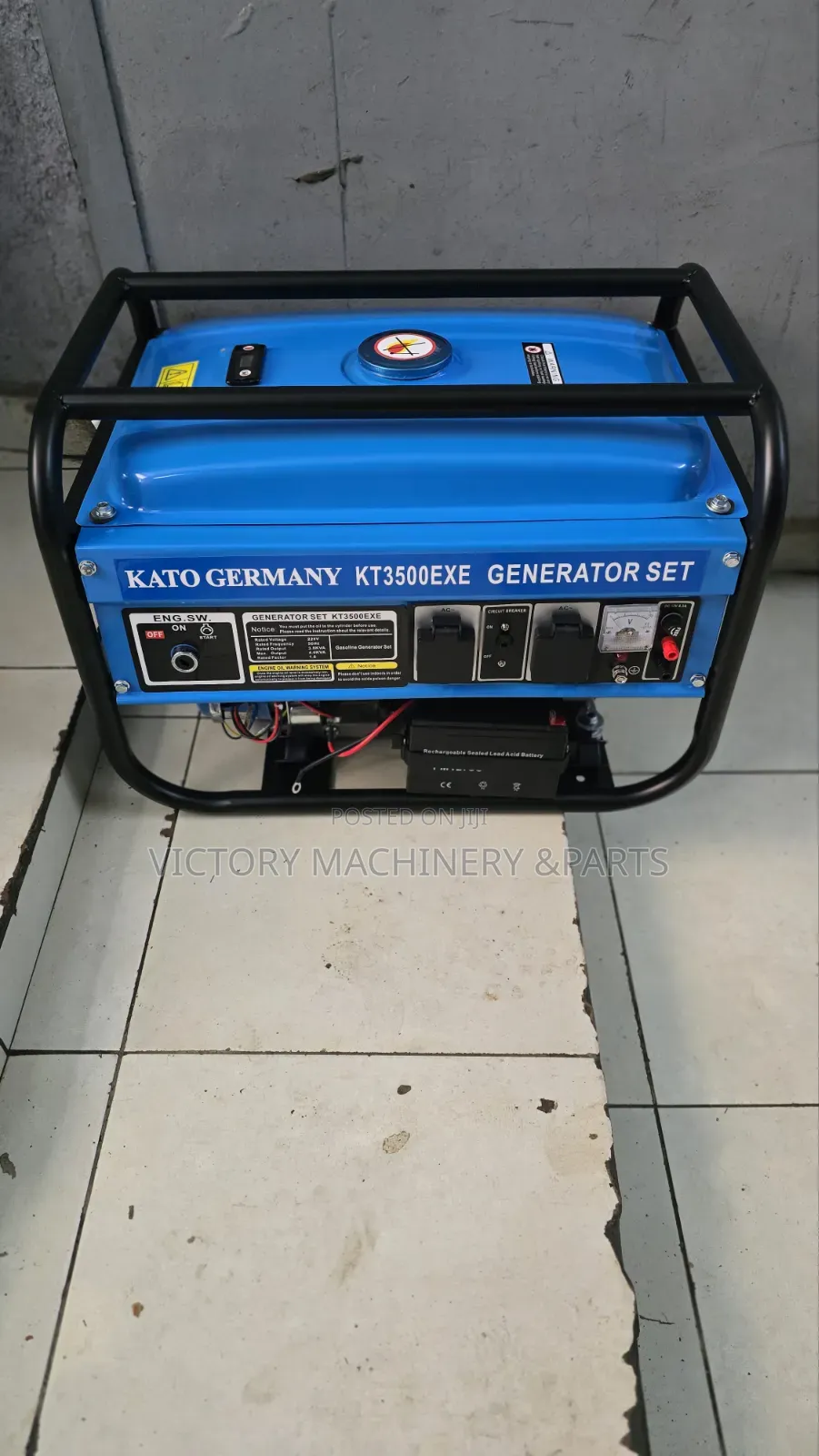 Kato Germany Generator Gasoline Key Start 3.8kva