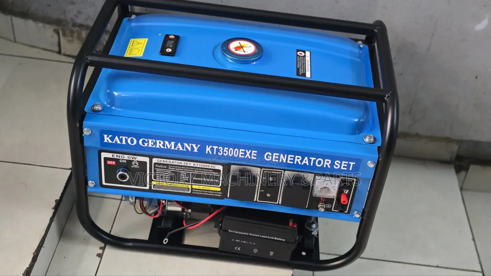 Kato Germany Generator Gasoline Key Start 3.8kva