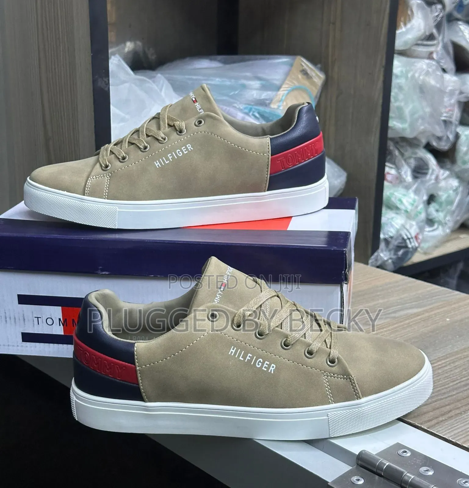 Tommy Hilfiger White, Tommy Hilfiger Black, Leather
