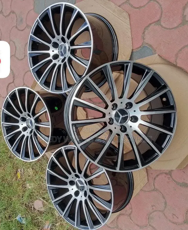 Size 18 Mercedes Benz Rims Staggered