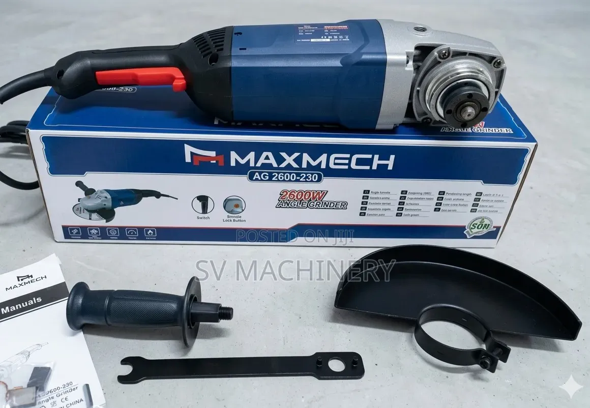 Heavy Duty 2600w Maxmech 9" Angle Grinder