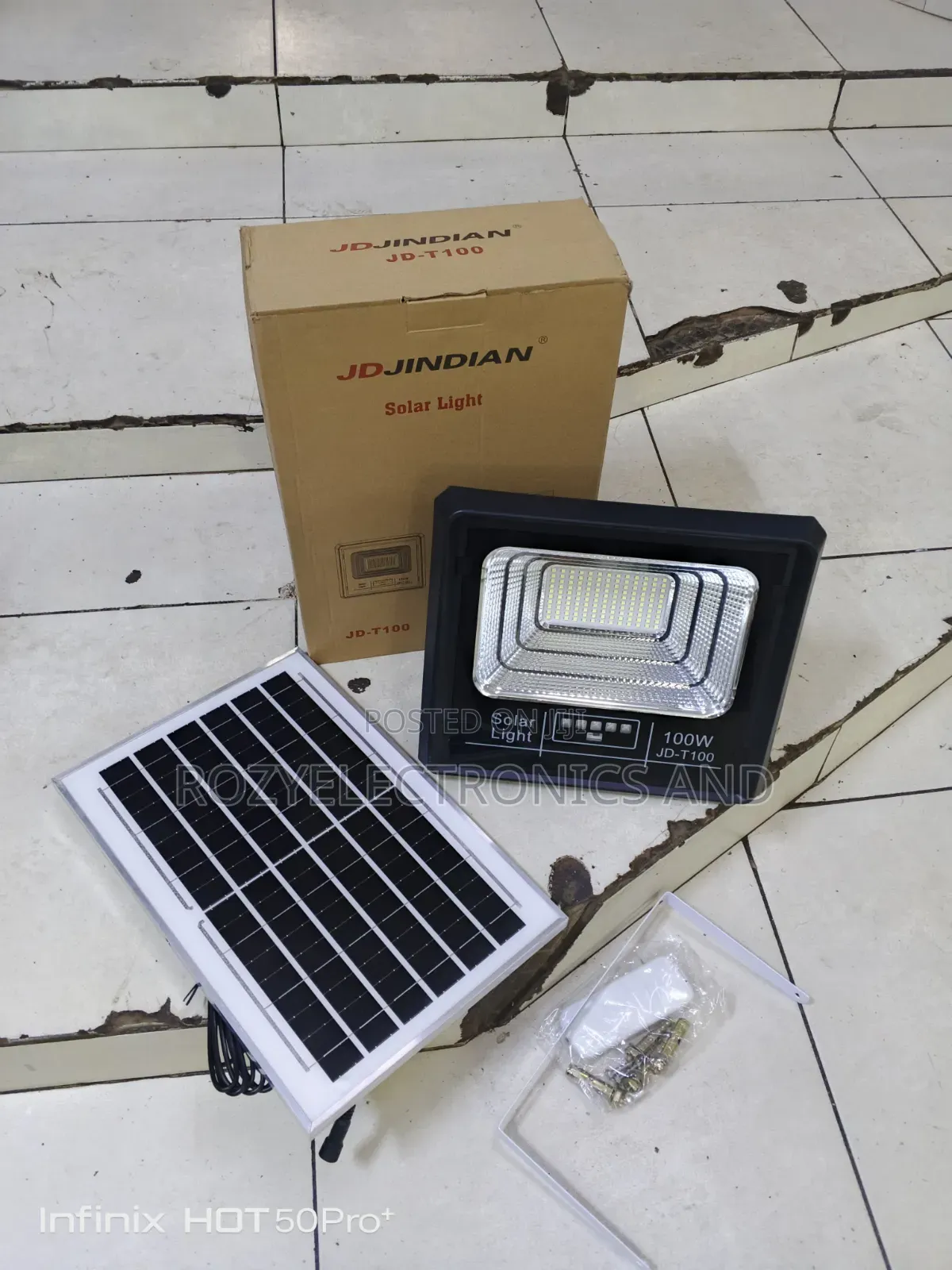 Solar Flood Light Jd 100 Watts