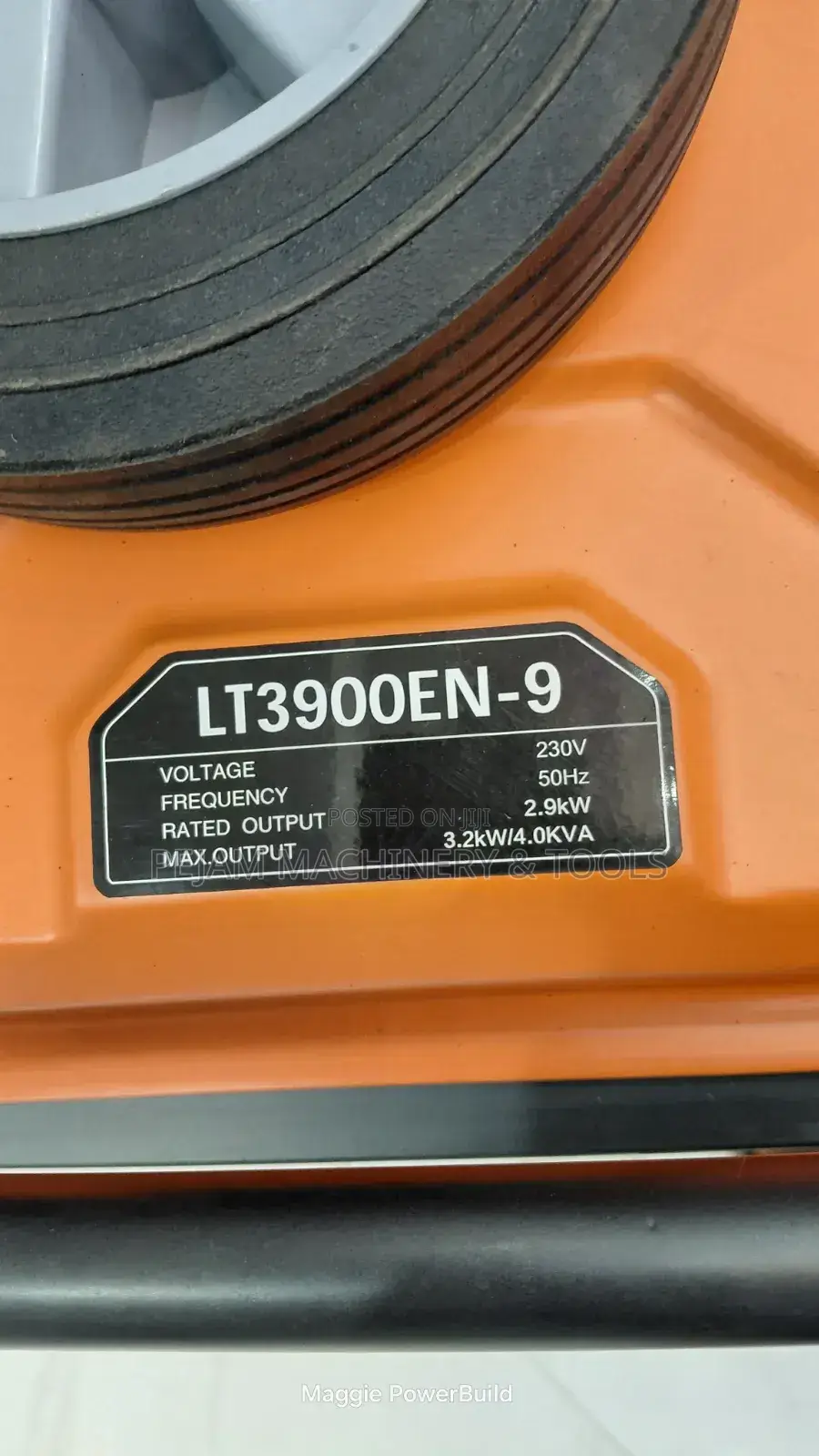 Lt3900en-9 Pulsar Gasoline Generator 4kva Keystart With Wheels