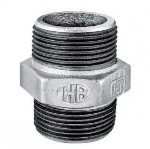 Gi Hex Nipple 1/2"