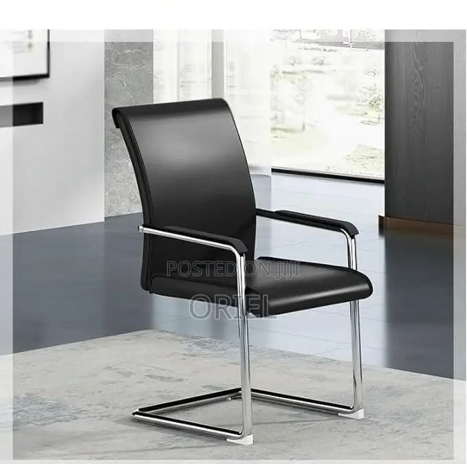 Office Leather Visitor Chair : Office Visitor’S Seat