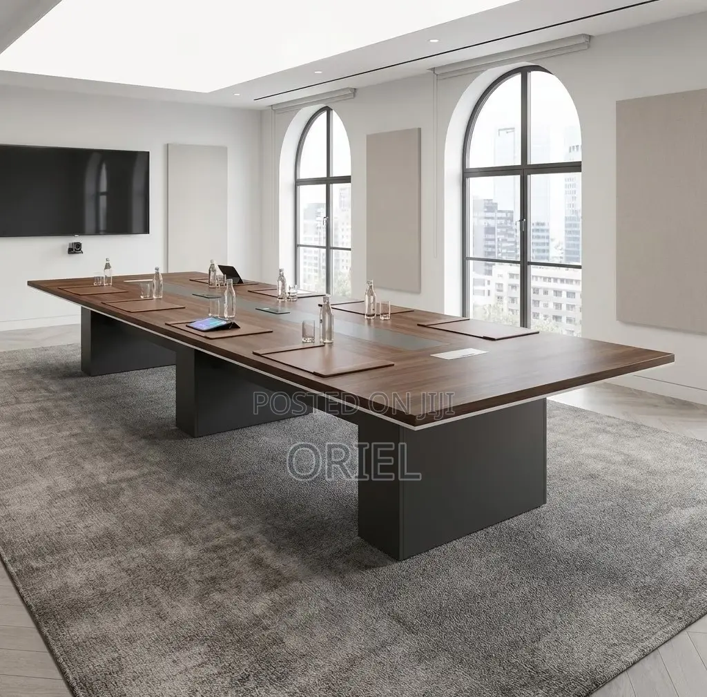 Office Table : Modern 6m Executive Boardroom Table