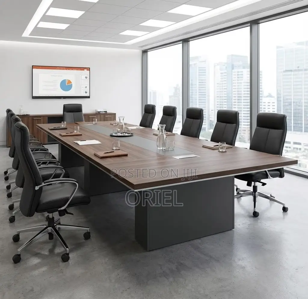 Office Table : Modern 6m Executive Boardroom Table
