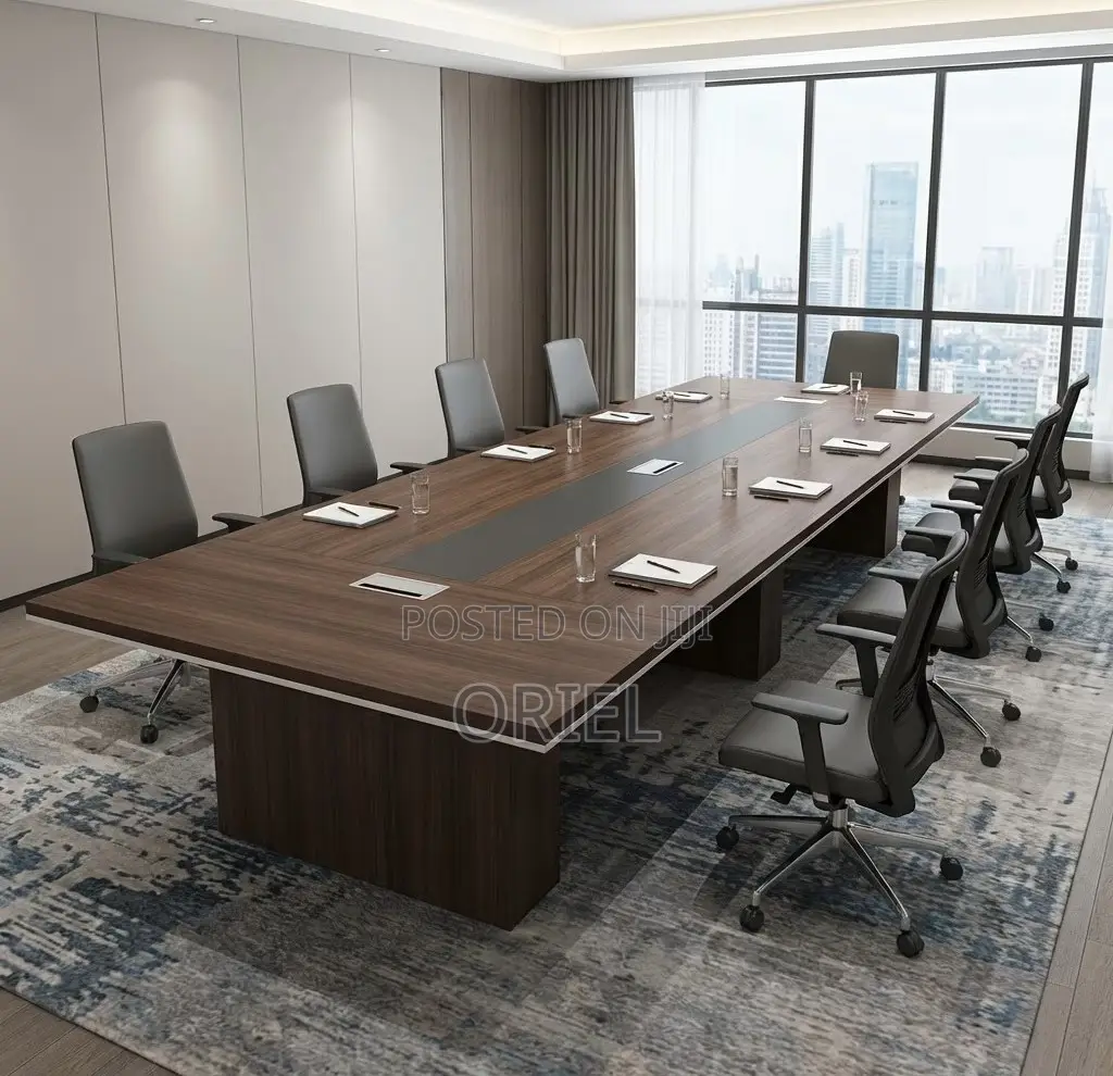 Office Table : Modern 6m Executive Boardroom Table