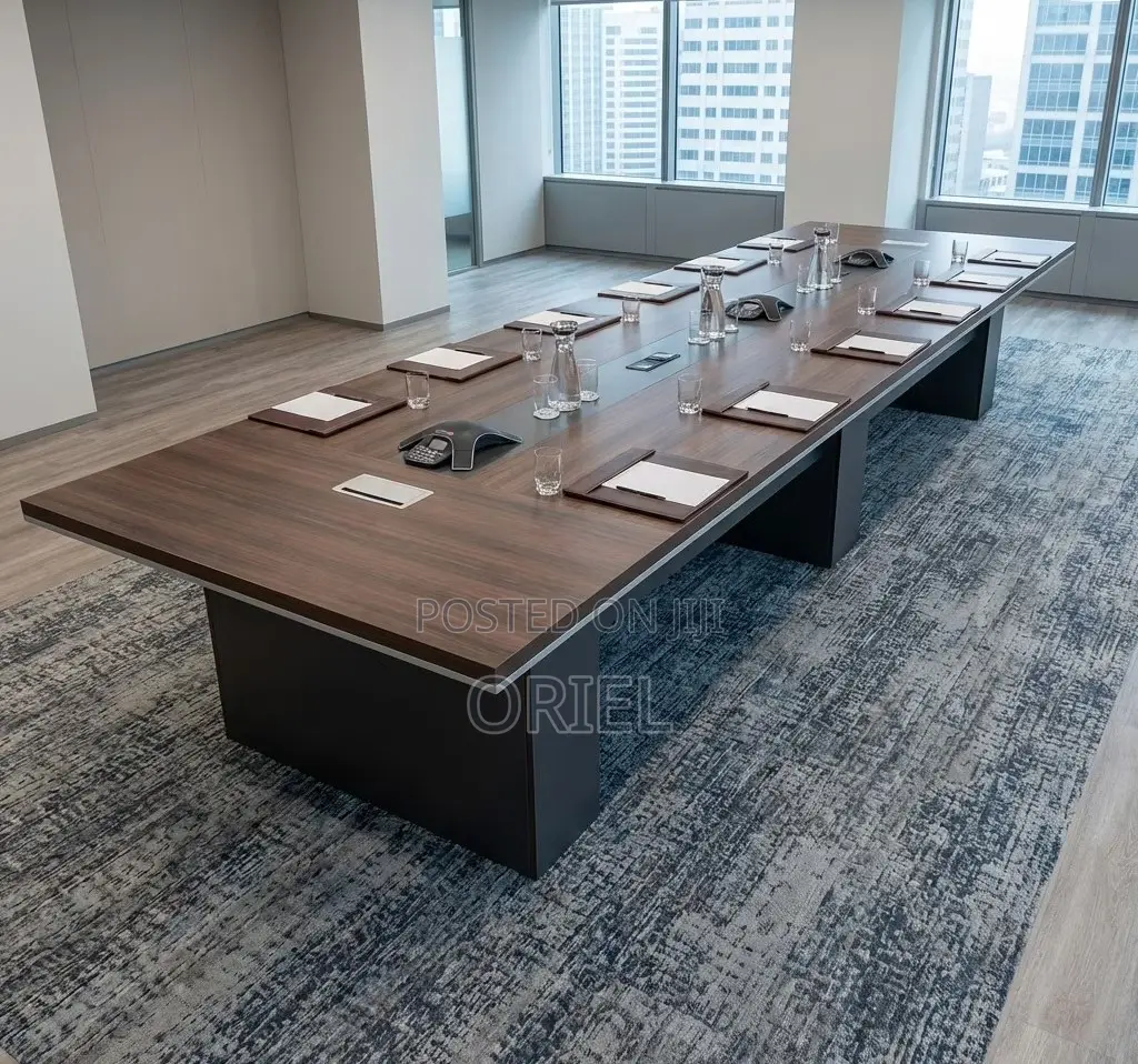 Office Table : Modern 6m Executive Boardroom Table