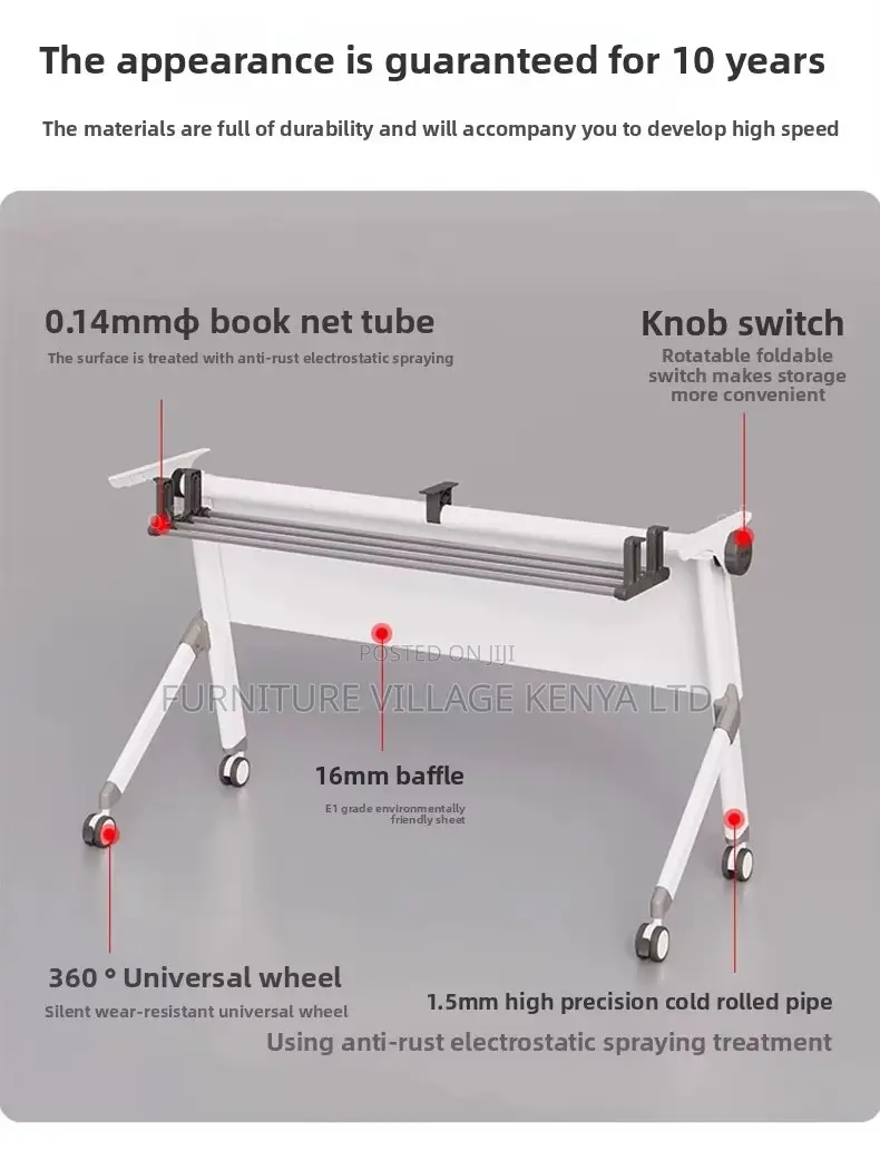 120cm Portable Folding Home Office Gaming Desk