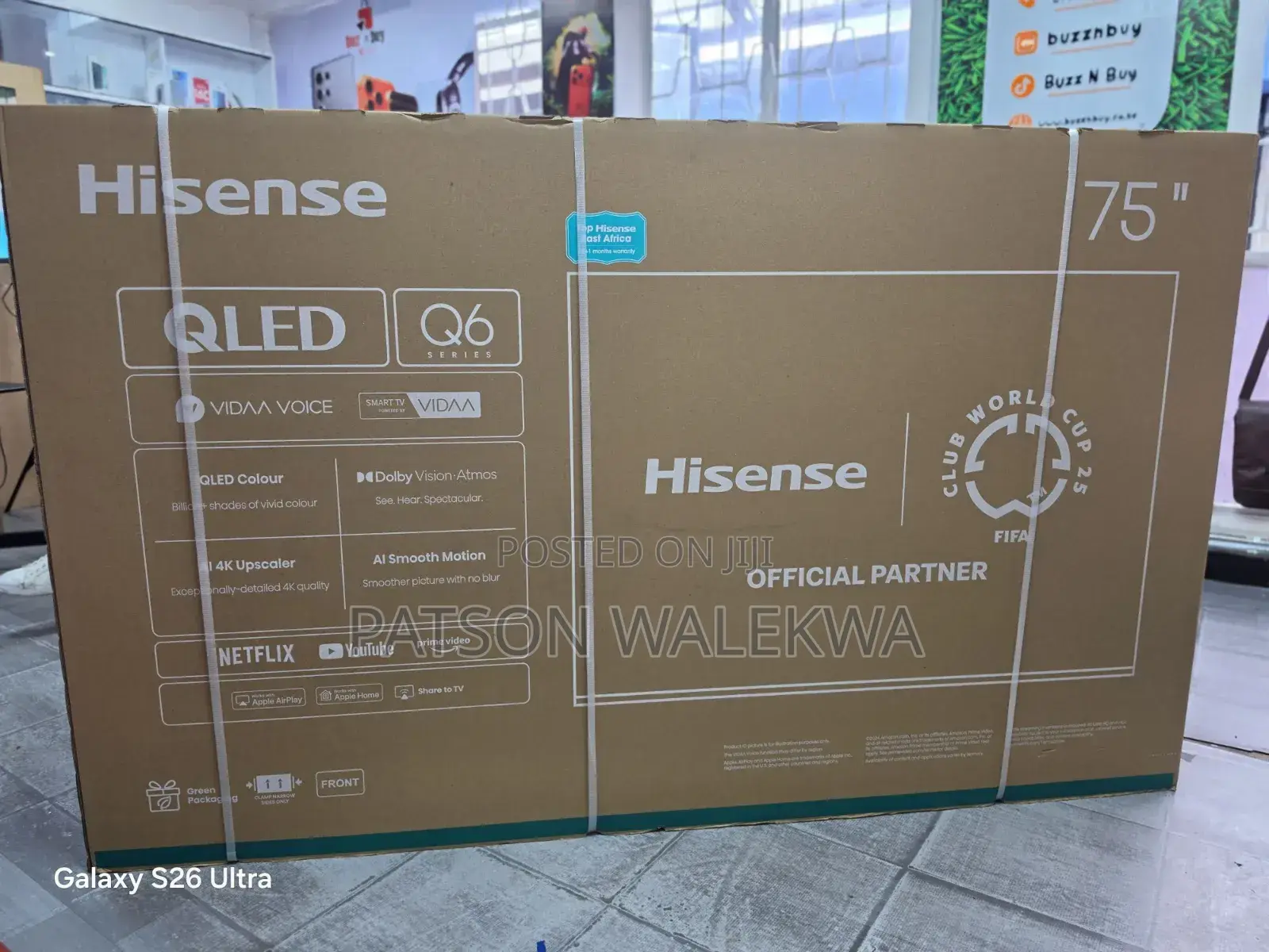 Hisense 75 Inch Qled Tv Q6 Series:75q6q