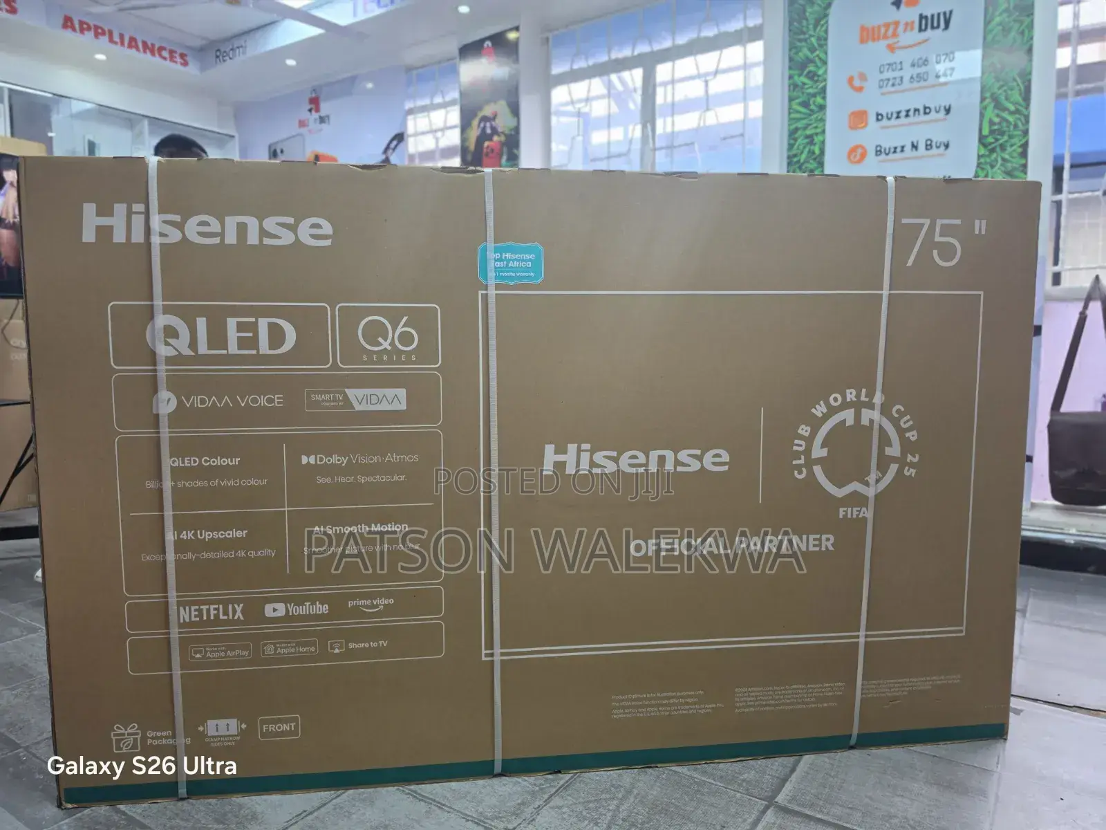 Hisense 75 Inch Qled Tv Q6 Series:75q6q