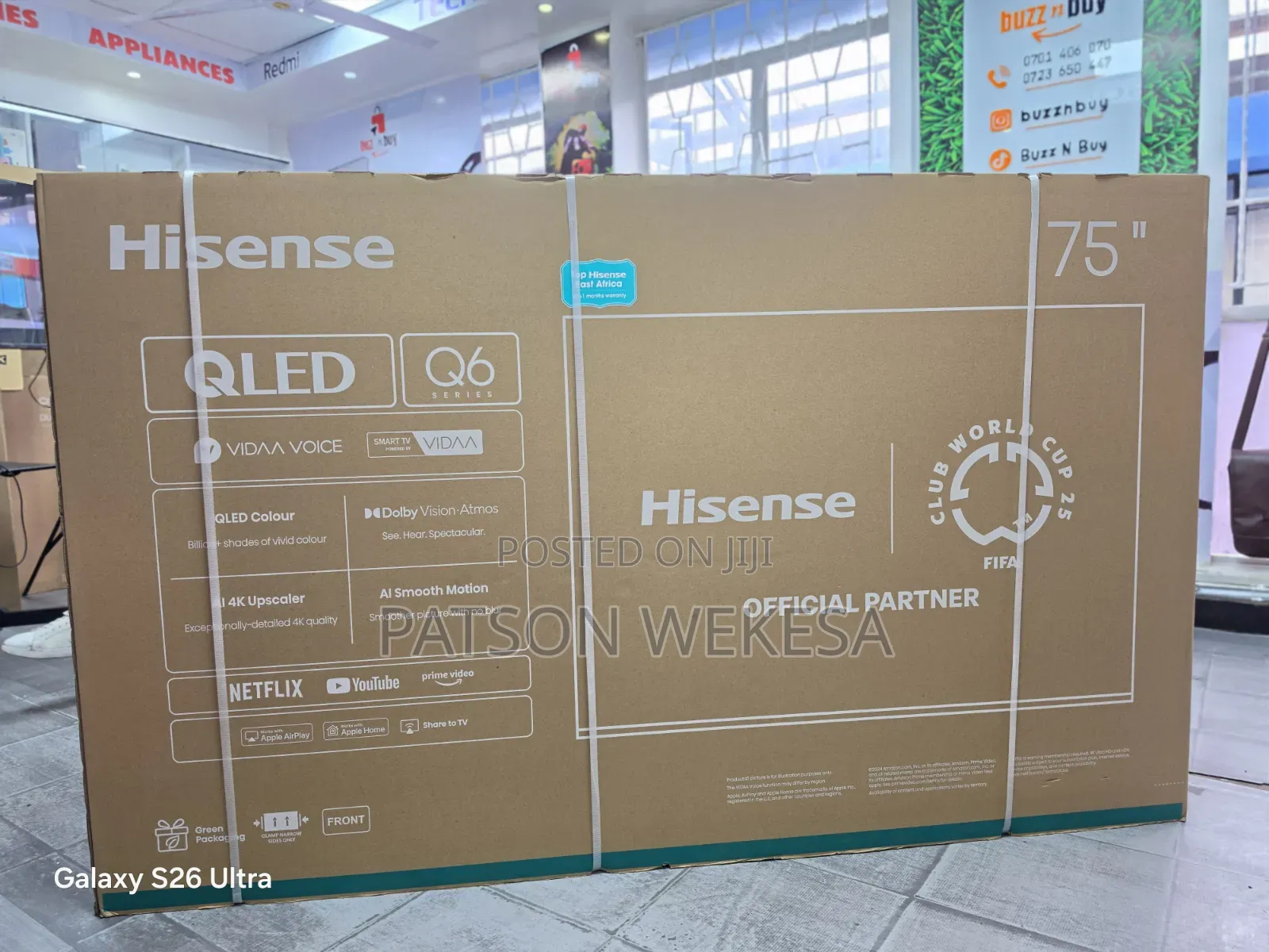 Hisense 75 Inch Qled Tv Q6 Series:75q6q