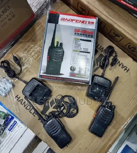 Baofeng Two Way Walkie Talkies Pair Long Distance Radios