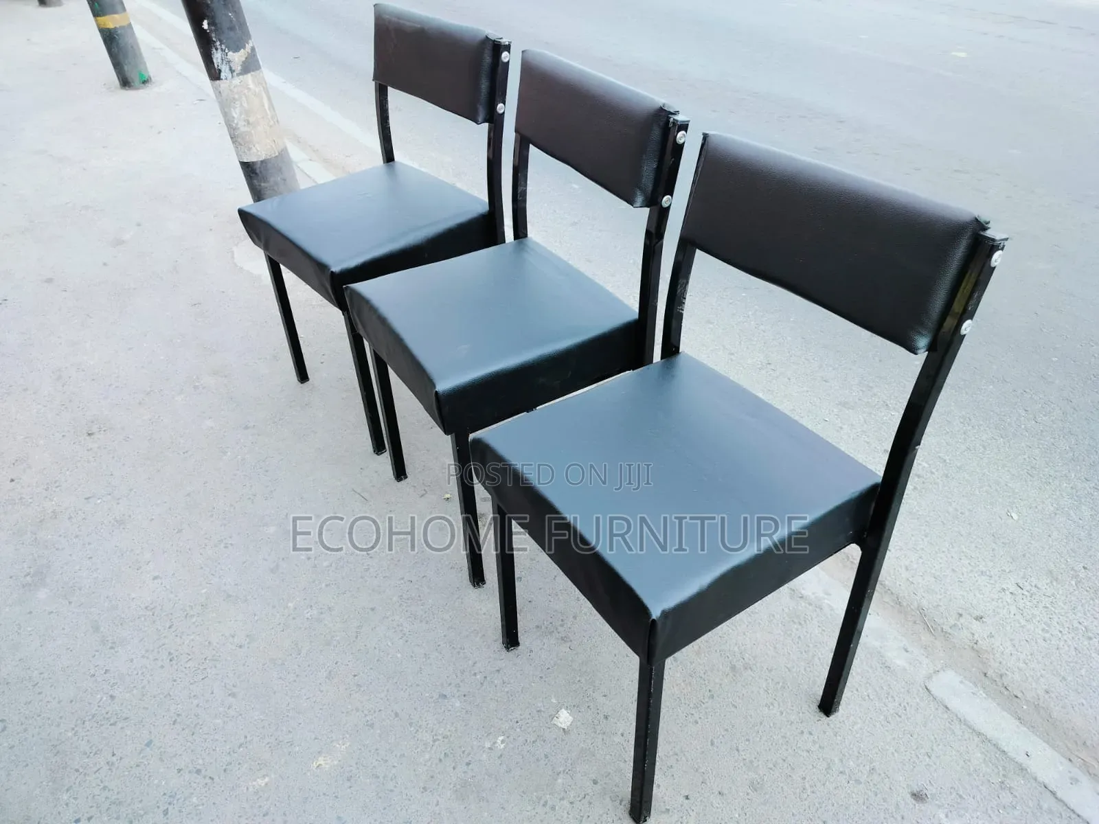 Black Leather Teachers Chair