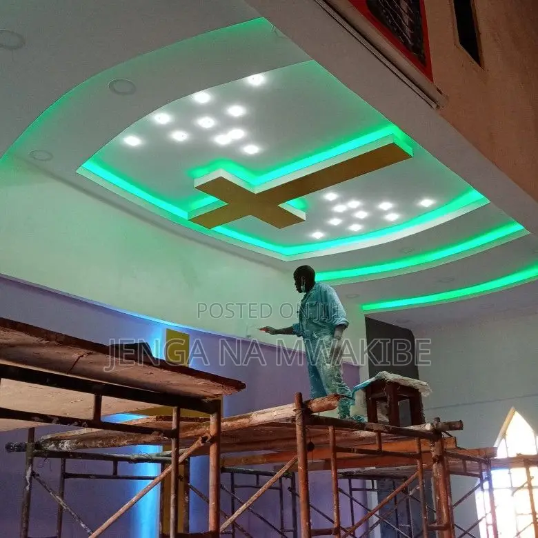 Church Alter Gypsum Design and Installation