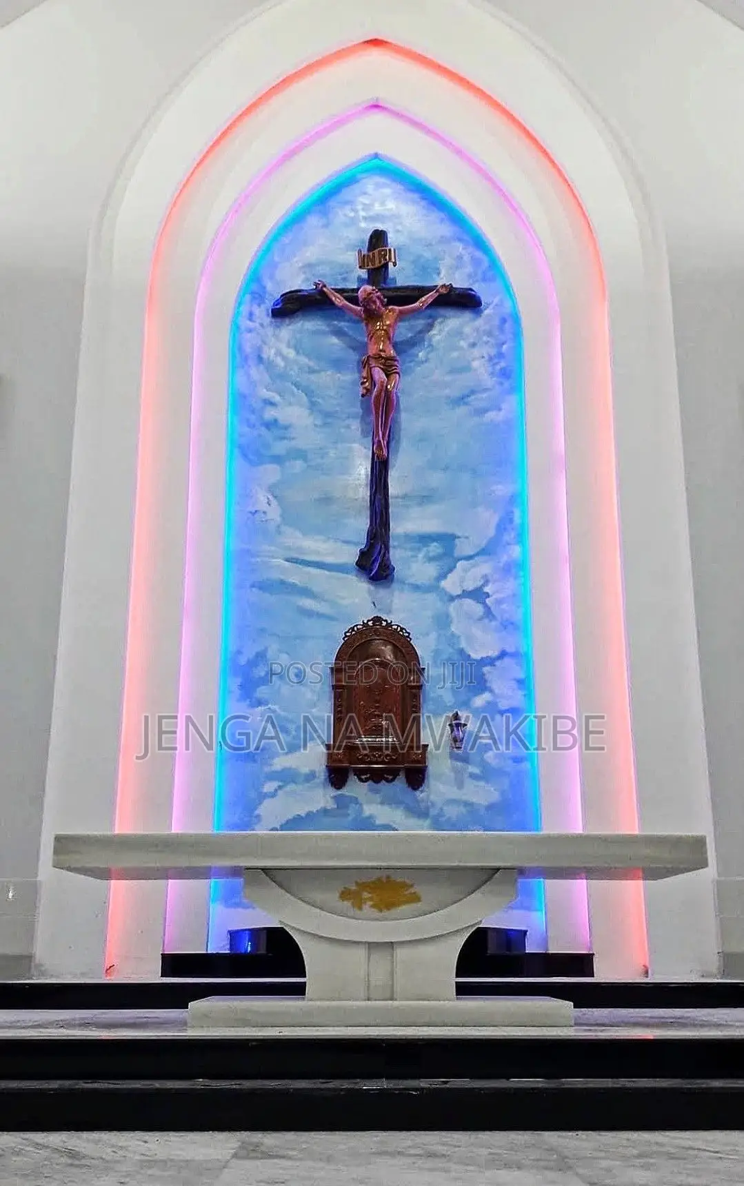 Church Alter Gypsum Design and Installation