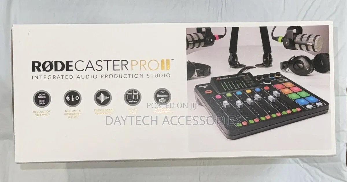 Rodecaster Pro Ii Integrated Audio Production Studio.