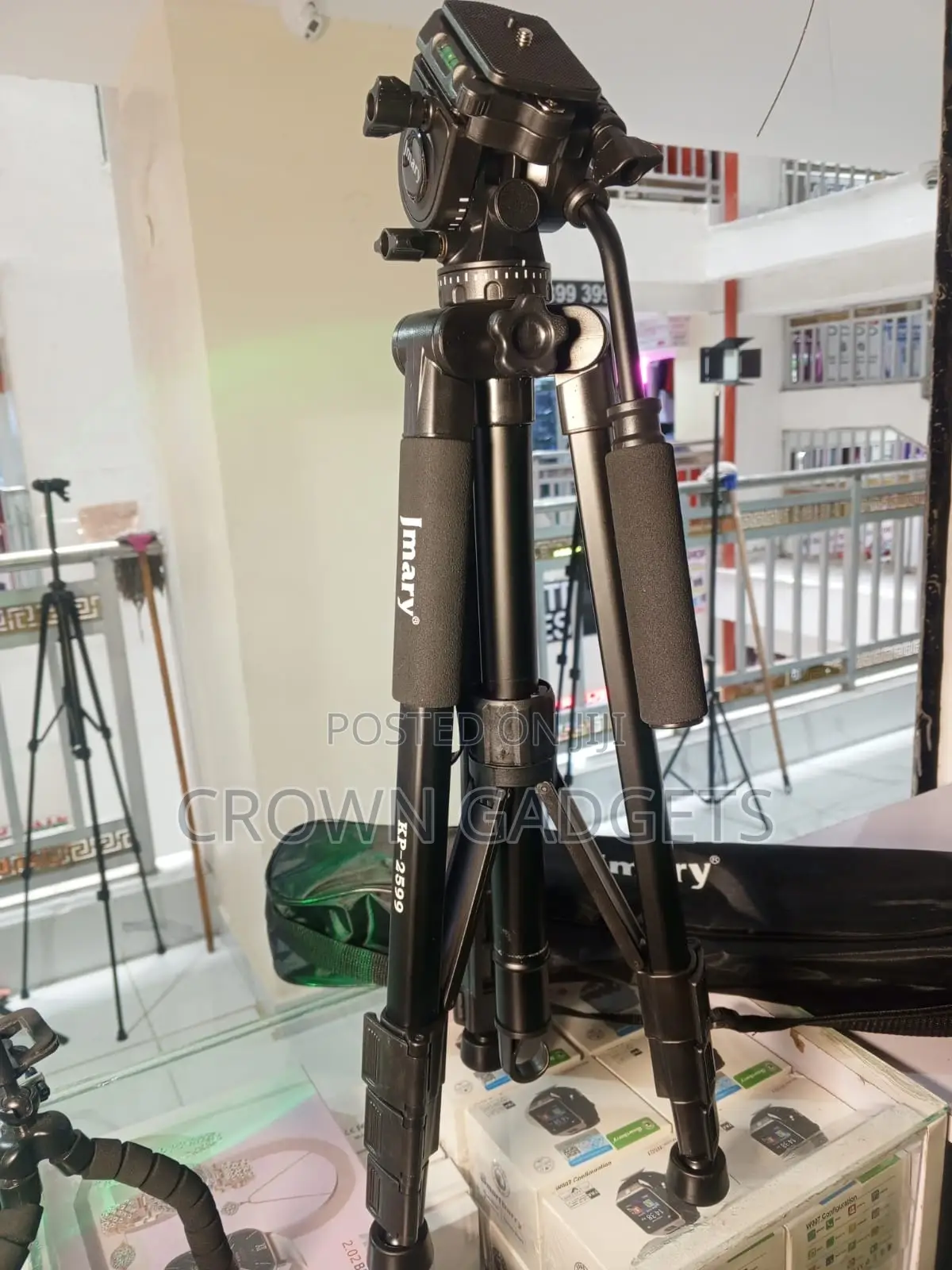 Jmary Kp-2599 Camera Tripod Monopod 360° Fluid Head