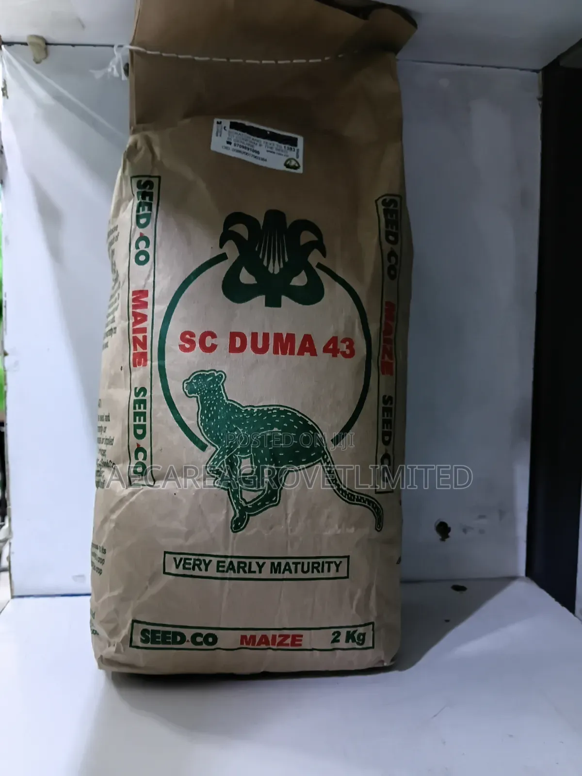 Maize Seeds Sc Duma 43. 2kgs Early Mayuring