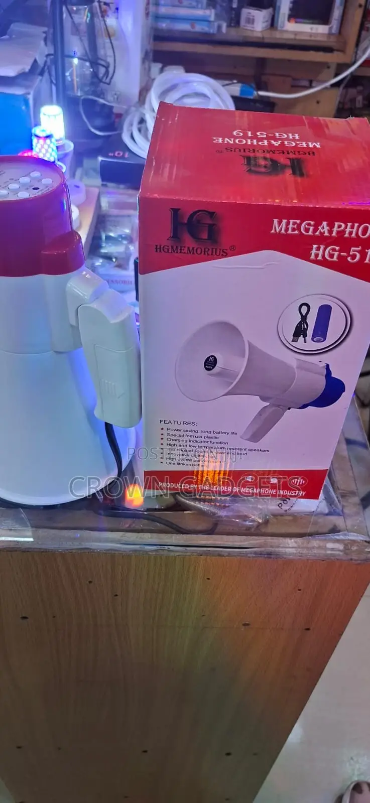 Portable Megaphone Bluetooth Speaker Usb Sd Rechargeable