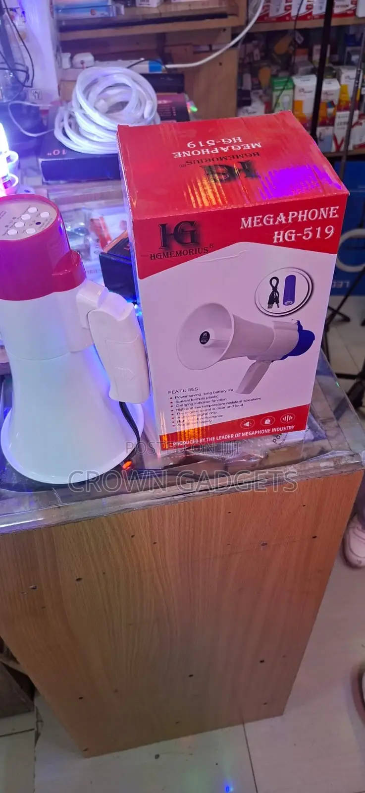 Handheld Rechargeable Megaphone Speaker