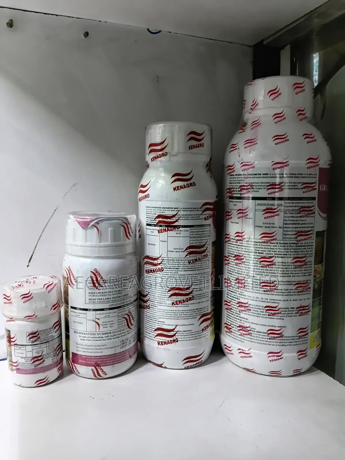 Gradometer 480ec Termiticide 50ml,100ml, 250ml, 500ml, 1litre
