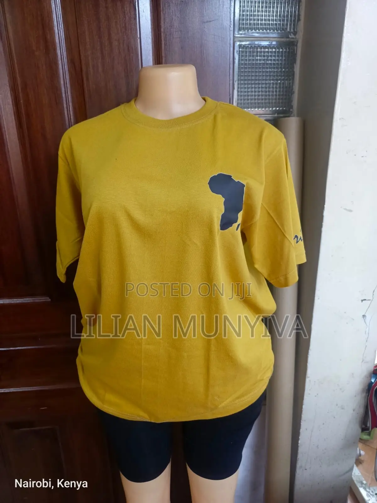 Mustard Tshirts With Branding