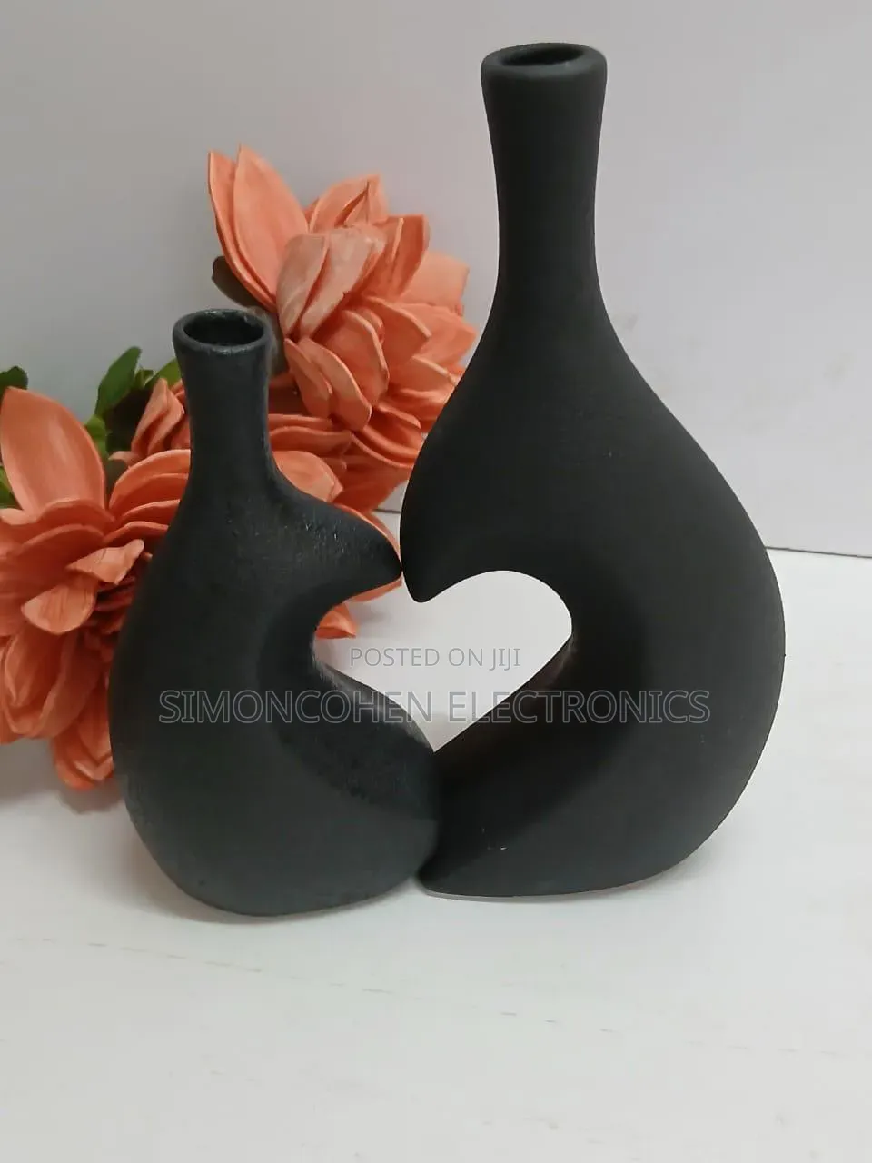 2 in 1 Deco Heart Shaped Flower Vase