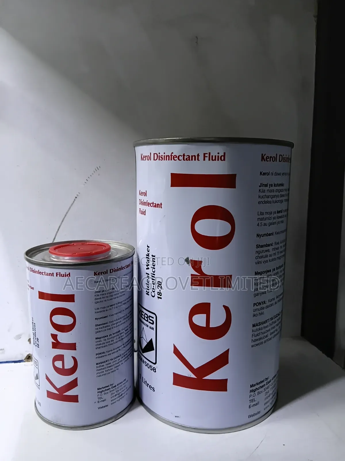 Kerol Disinfectant Fluid 250ml, 1litre