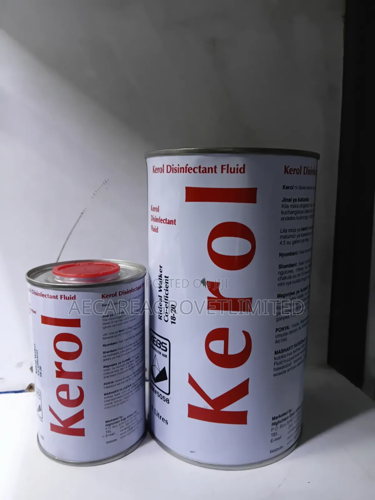 Kerol Disinfectant Fluid 250ml, 1litre