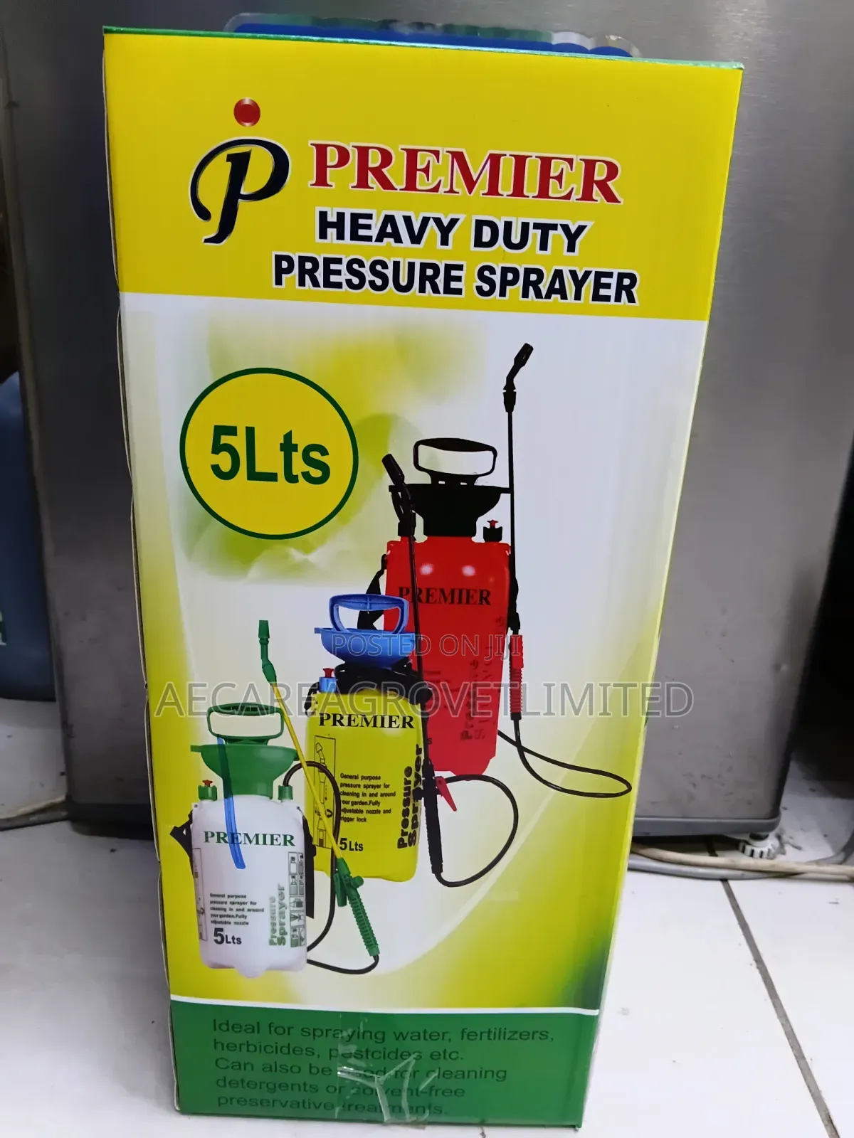 Premier Heavy Duty Pressure Sprayer 5litres