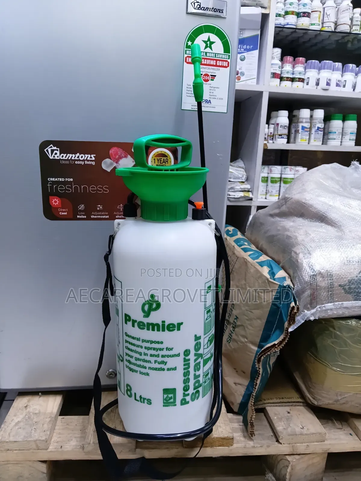 Premier Heavy Duty Pressure Sprayer 8 Litres