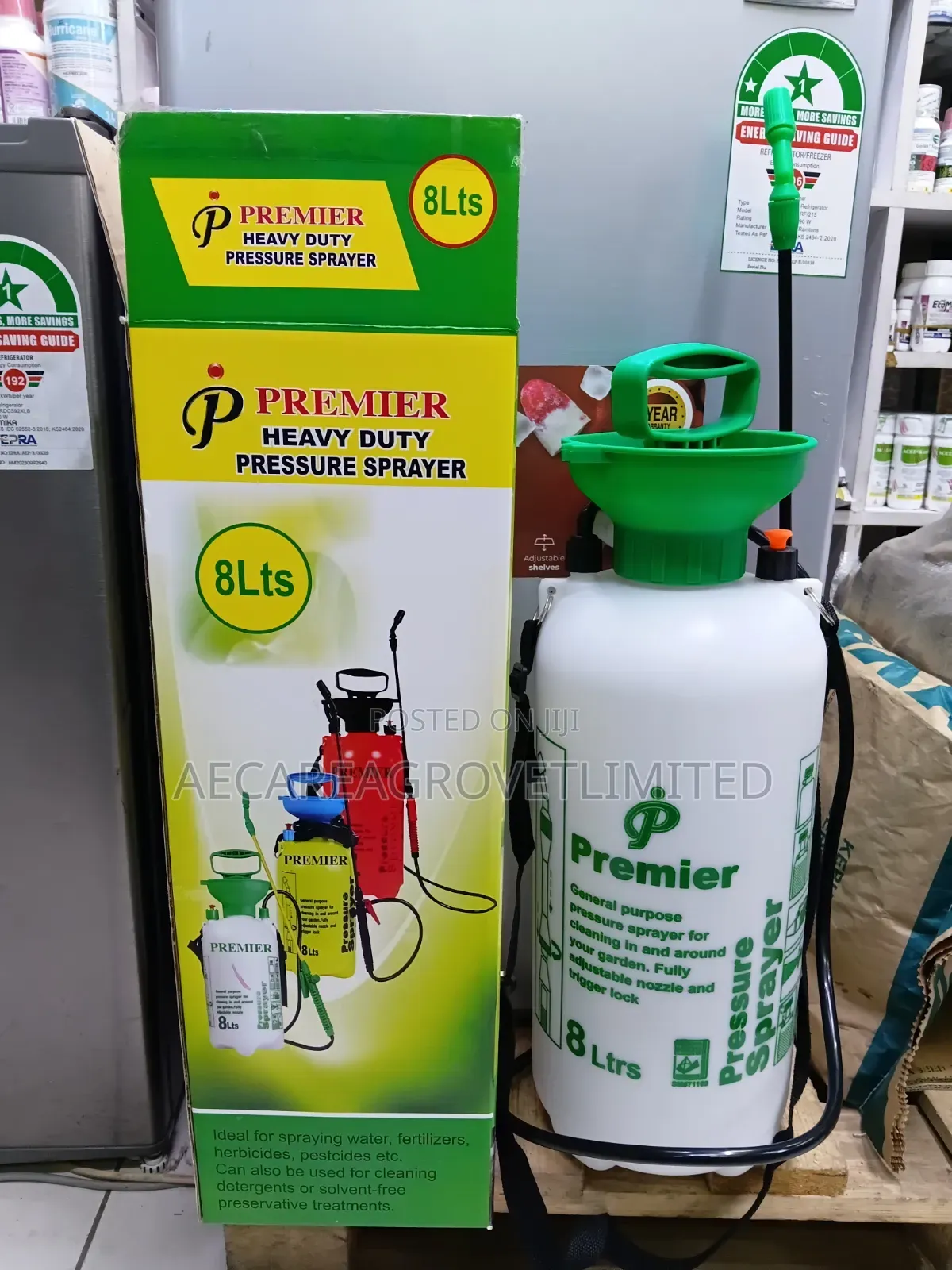 Premier Heavy Duty Pressure Sprayer 8 Litres