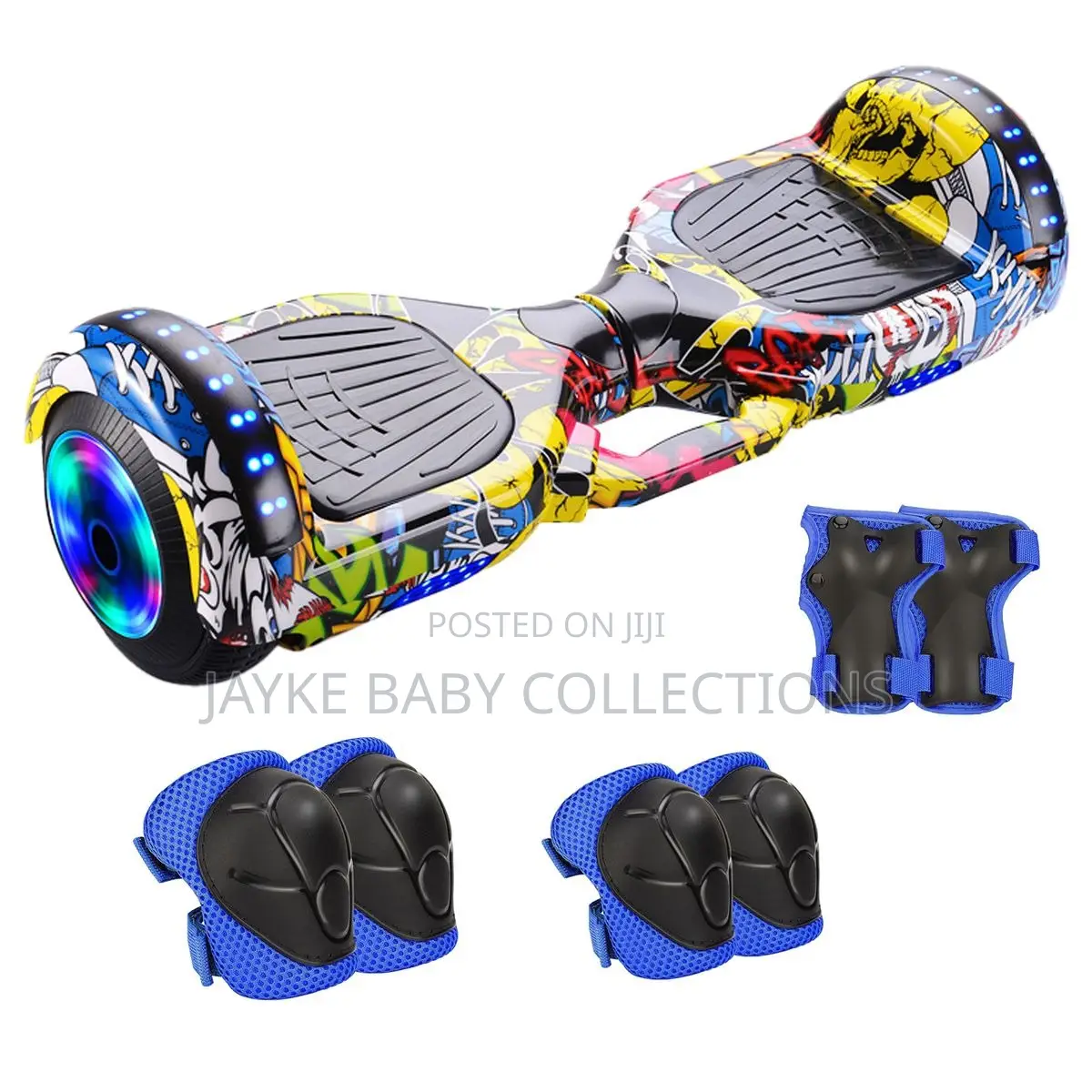6.5” Hoverboard With Safety Gear – Fun Safe Kids Riding