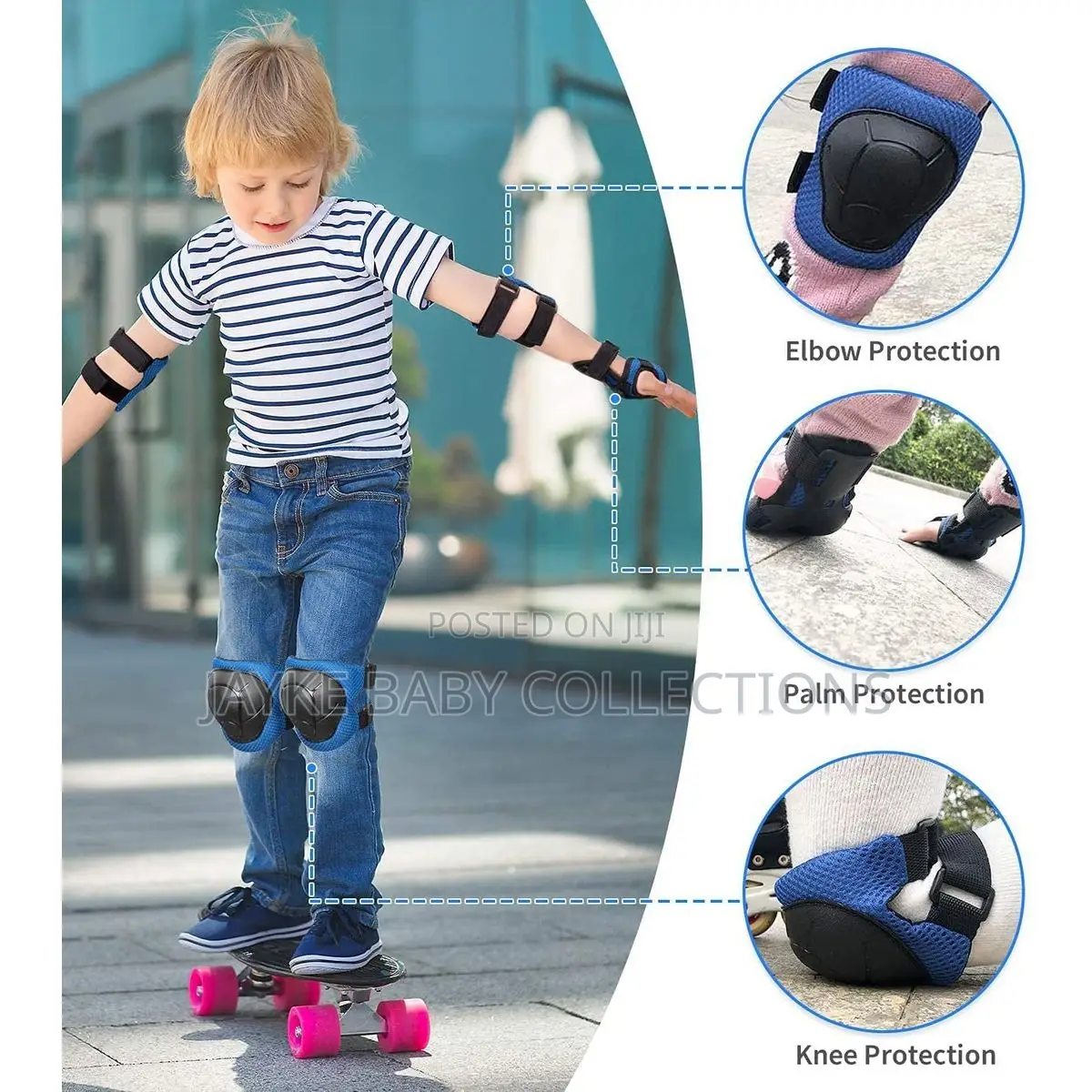 6.5” Hoverboard With Safety Gear – Fun Safe Kids Riding