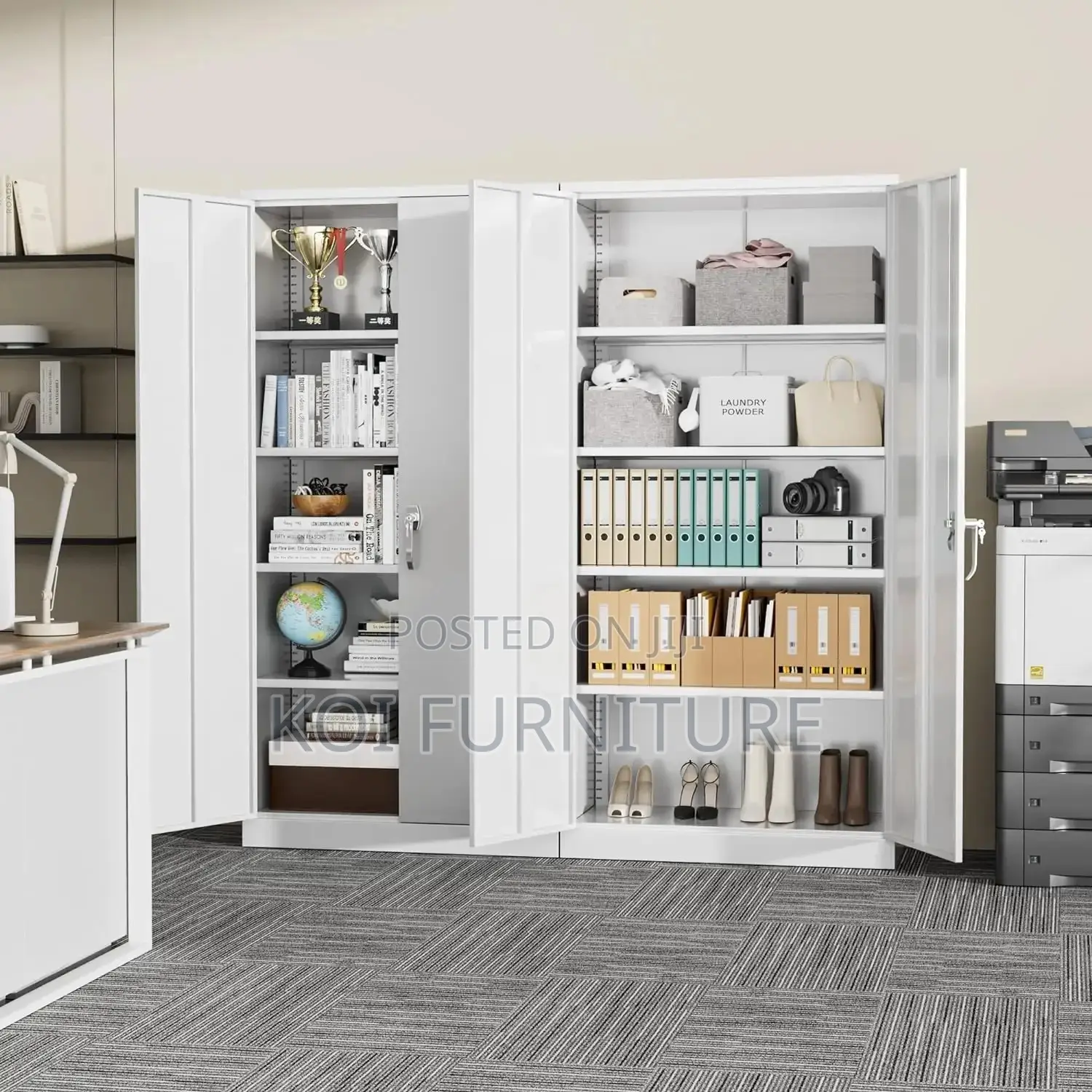 Office Cabinet; Ricape Cabinet With Adjustable Shelves