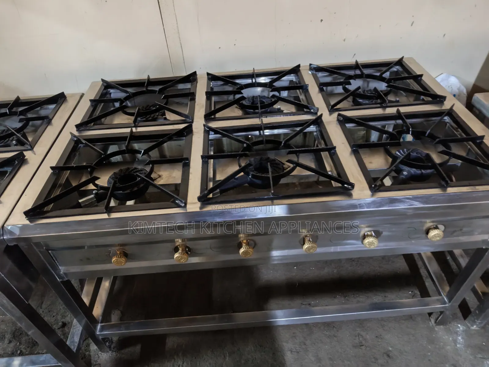 Stainless Steel 6-Burner Square Cooker
