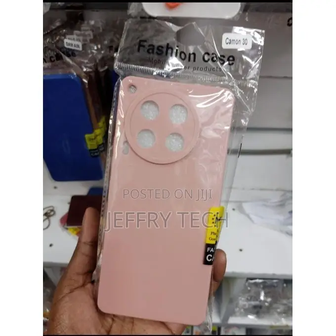 Silicon Silicon Pink Soft Silicone Case for Tecno Camon 30 4g/5g