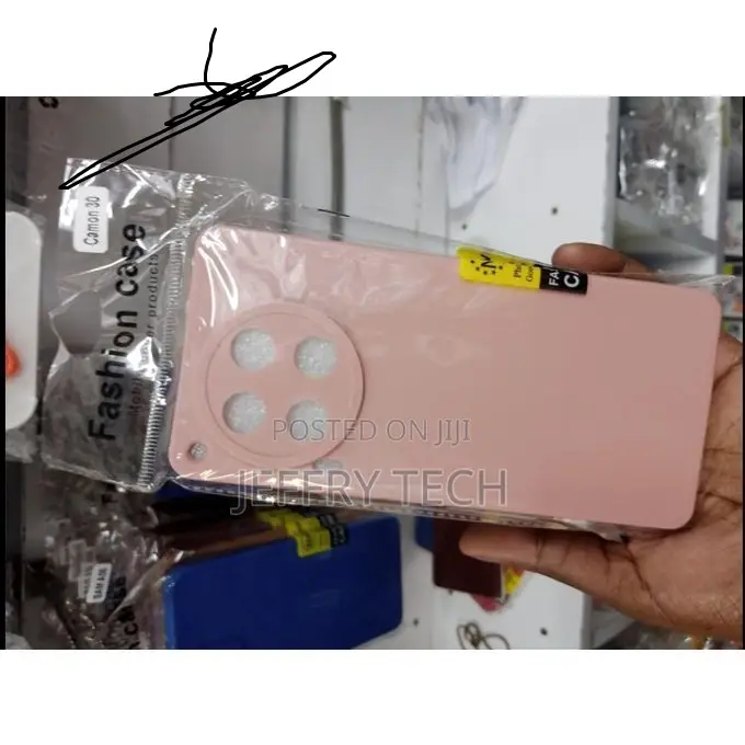 Silicon Silicon Pink Soft Silicone Case for Tecno Camon 30 4g/5g