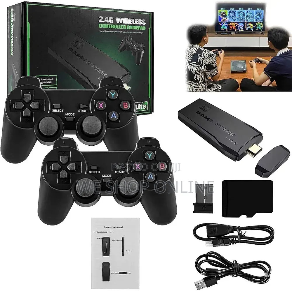 15,000 Game Console With Wireless Controller