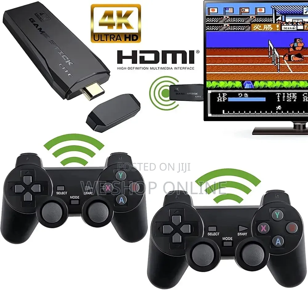 15,000 Game Console With Wireless Controller