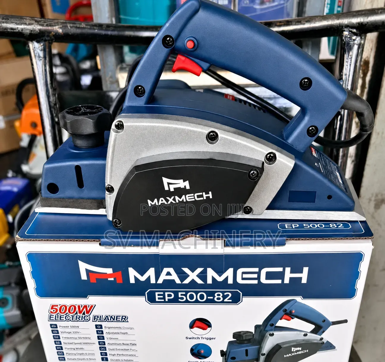 Heavy Duty 500w 82mm Electric Planer