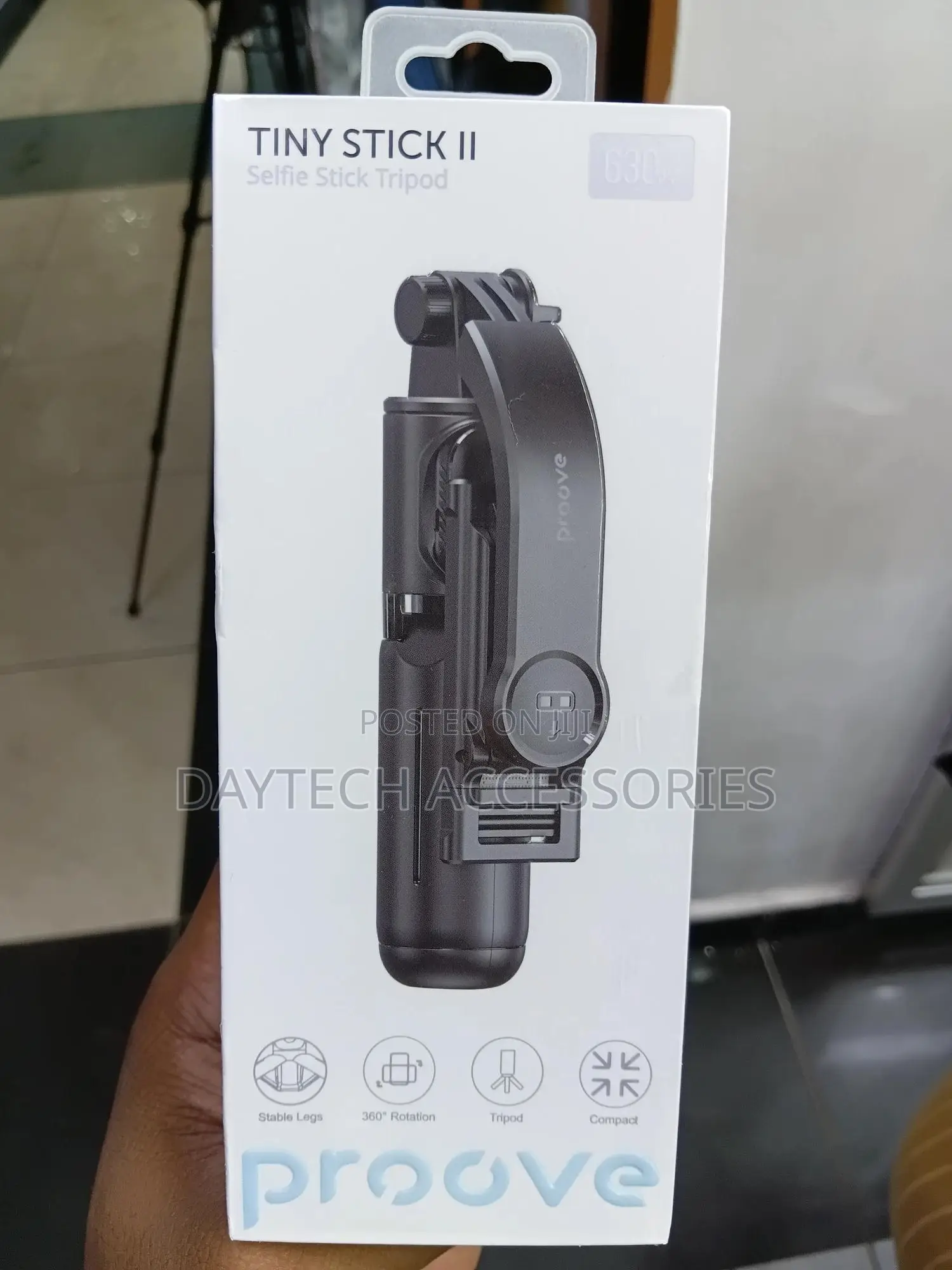 The Proove Tiny Stick Ii Is a Compact 2-in-1 Selfie Stick and Tripod
