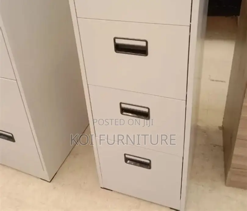 Office Cabinet; Bisley Steel Office Filing Cabinet With 4 Drawers